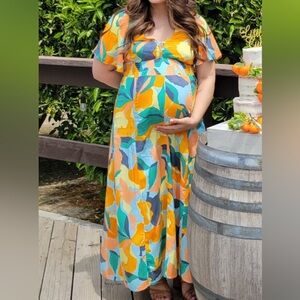 Colorful Maxi Dress